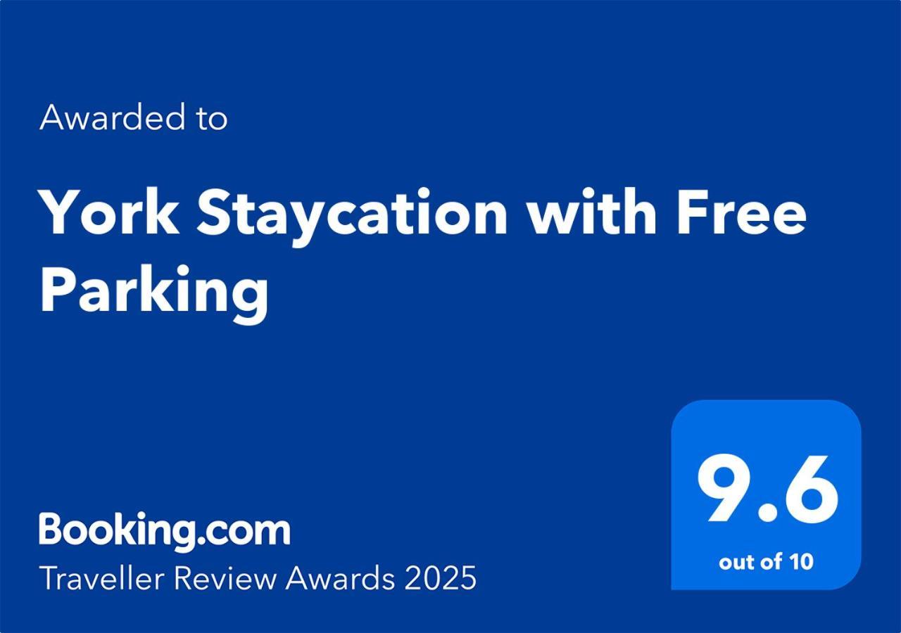 York Staycation With Free Parking Exterior photo